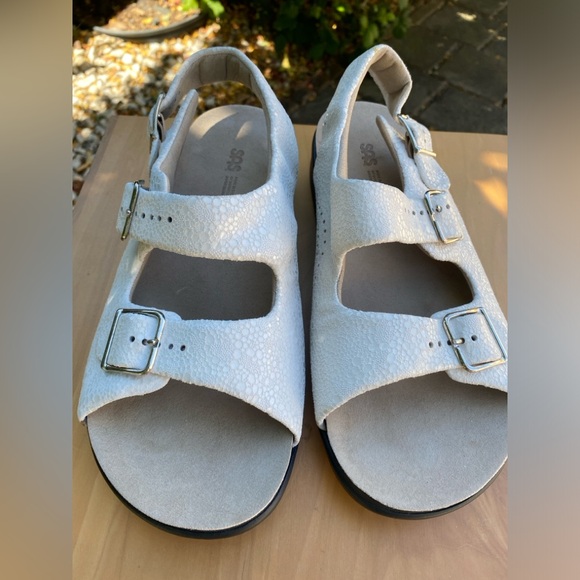 SAS Women's, Relaxed Sandal, Leather, Vanilla, Size 10 ½ Wide - Picture 5 of 12